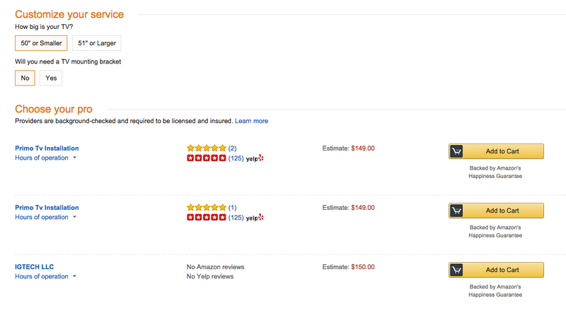 Illustration for article titled Amazon's New Local Handyman Service Looks Super Useful